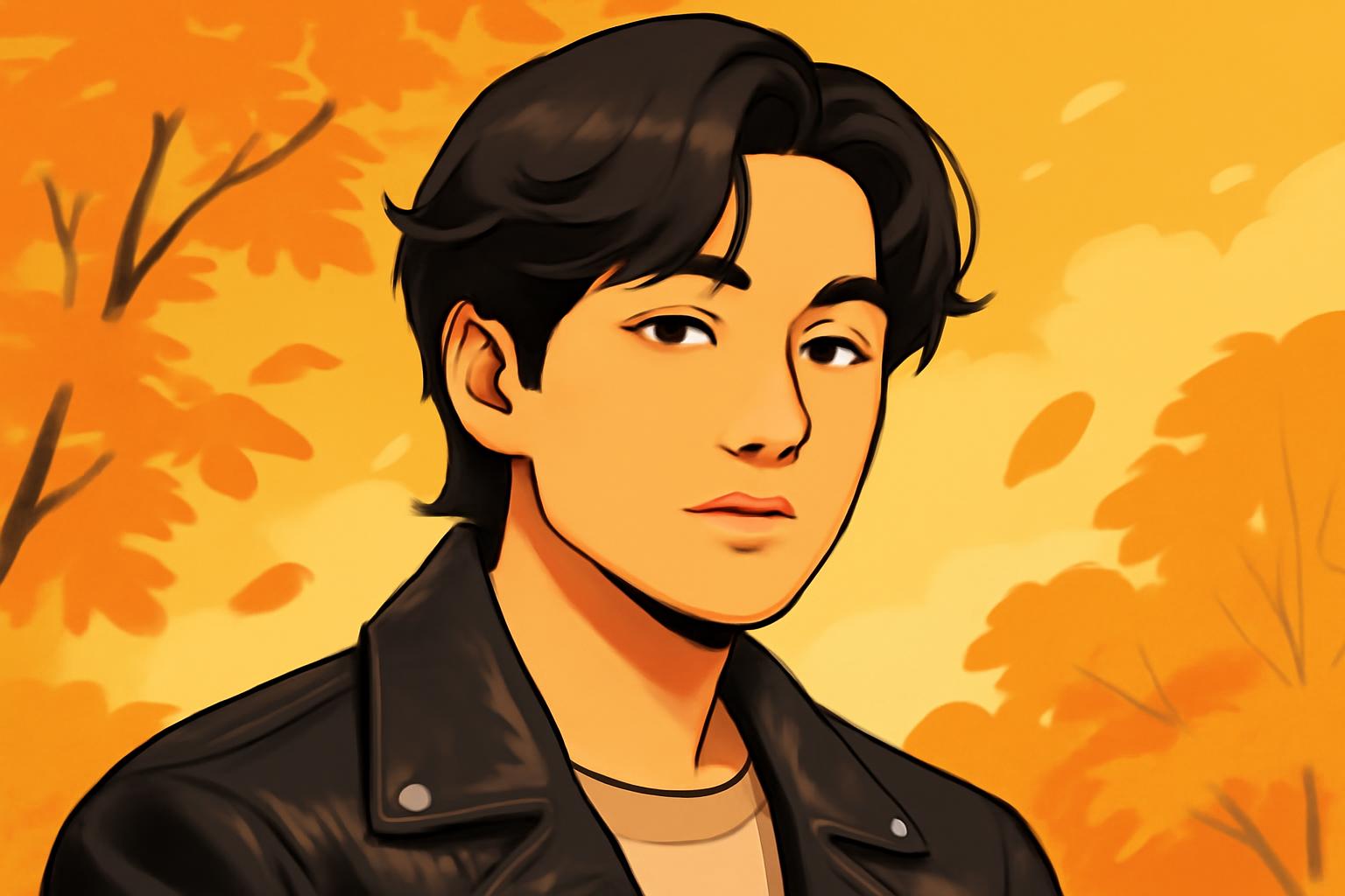 BTS’s V Transforms Into an Autumn Gentleman in a Leather Jacket, Faces the Spotlight