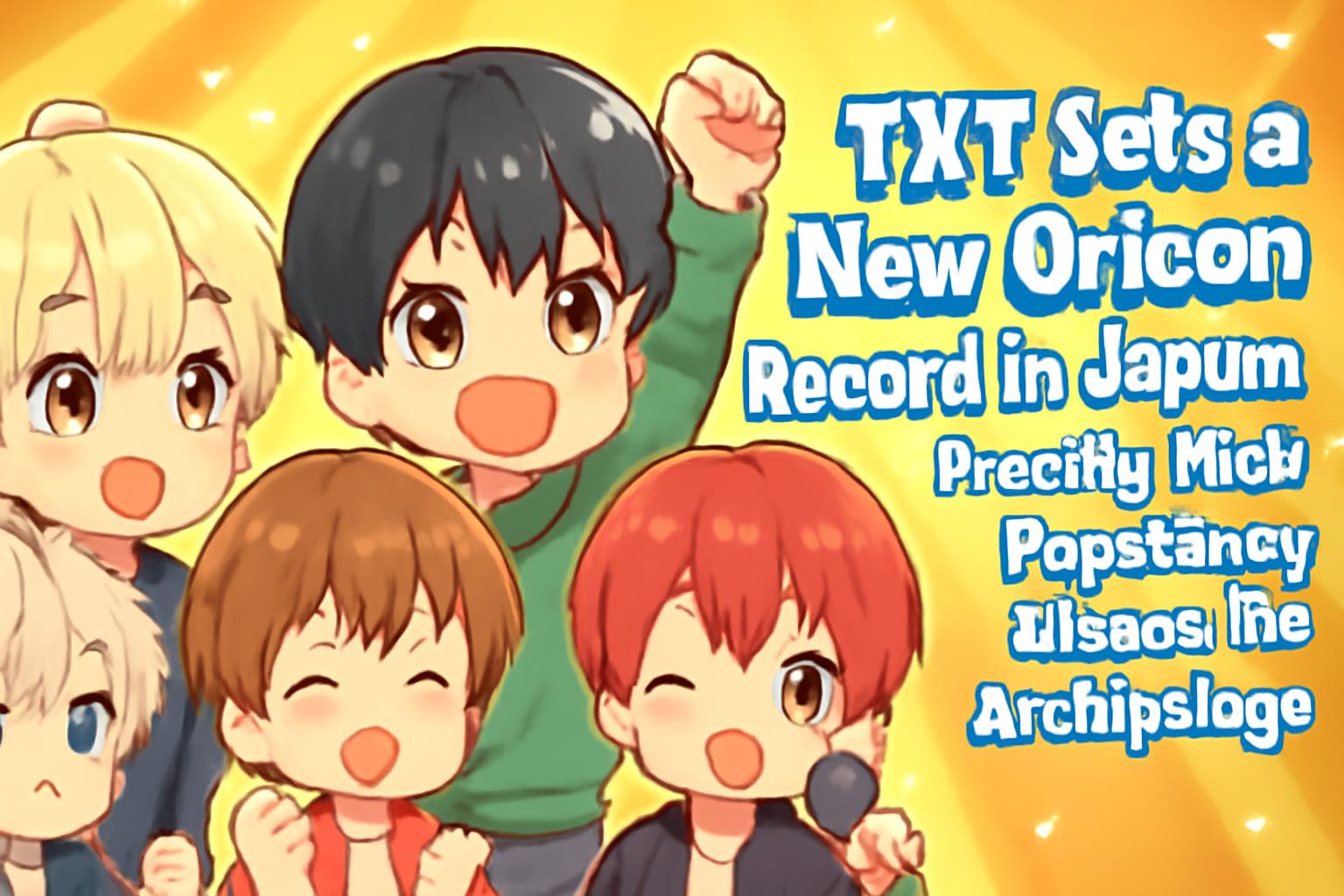 TXT Sets a New Oricon Record in Japan, Proving Their Popularity Across the Archipelago