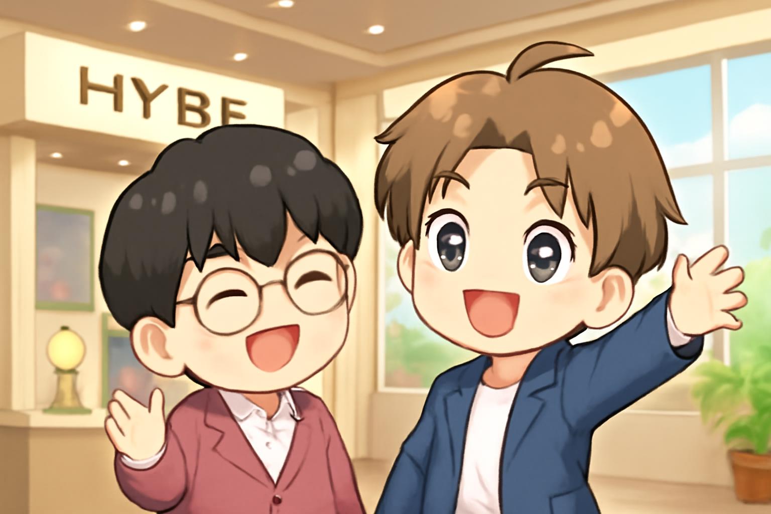 Bang Si-hyuk and BTS’ RM Attend APEC CEO Summit, Visit HYBE Promotional Booth