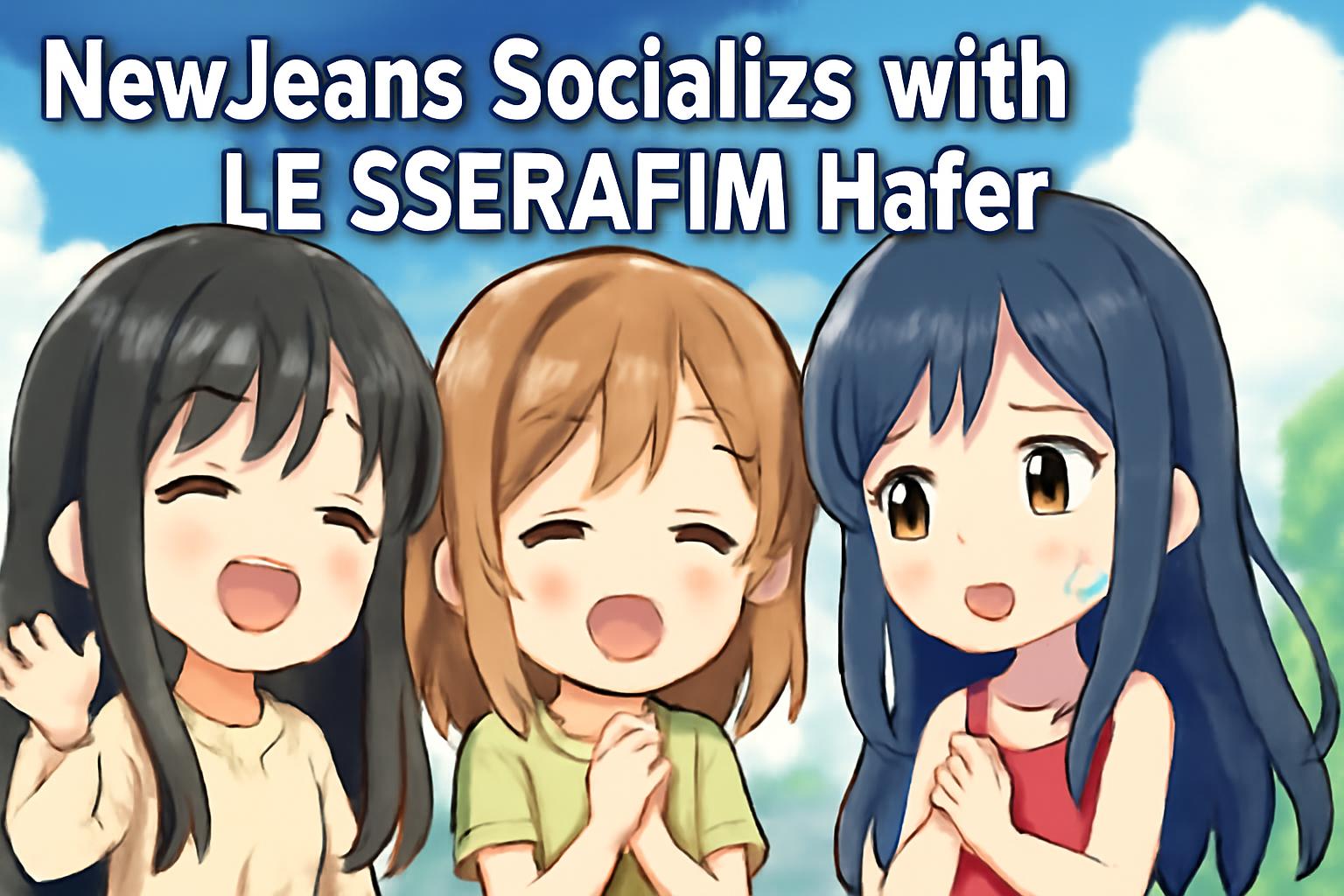 NewJeans Socialize with LE SSERAFIM Hater