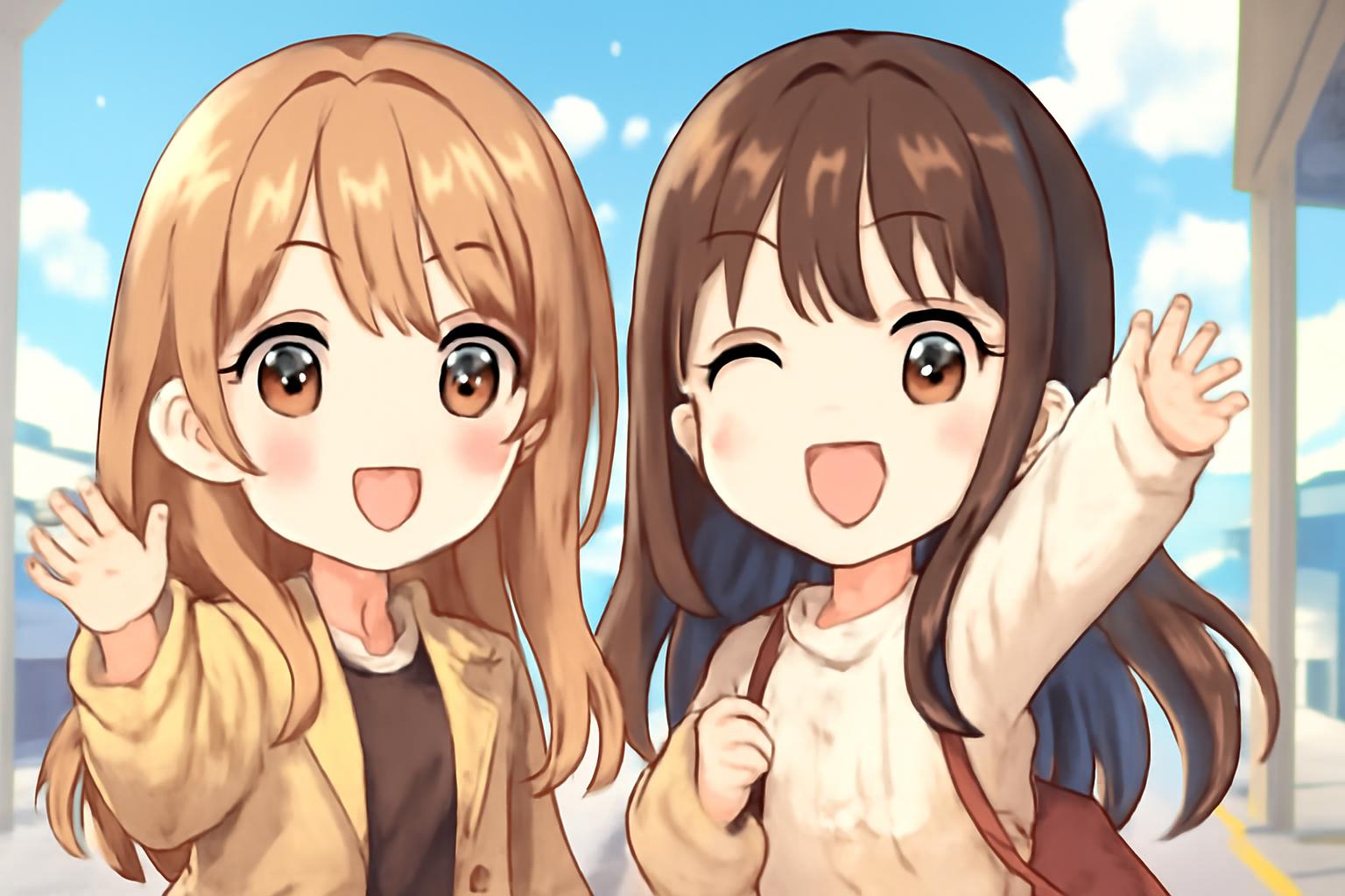 LE SSERAFIM’s Sakura and Hong Eunchae Depart Gimpo Airport Ahead of Overseas Schedule