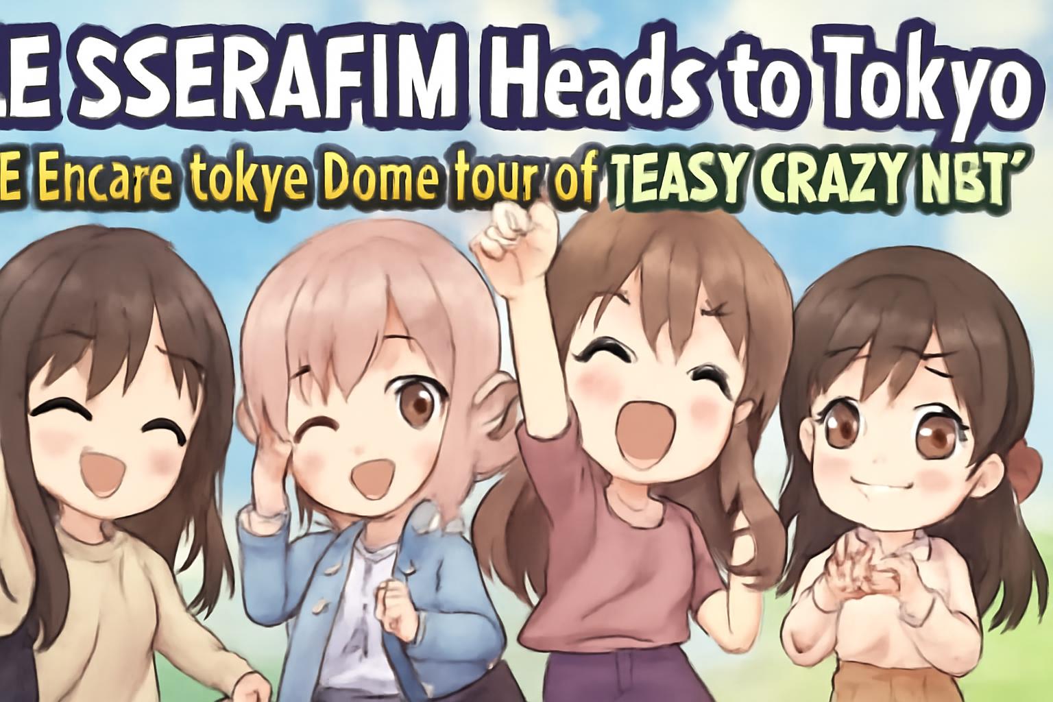 LE SSERAFIM Heads to Tokyo for Encore Tokyo Dome Tour of 'EASY CRAZY HOT'