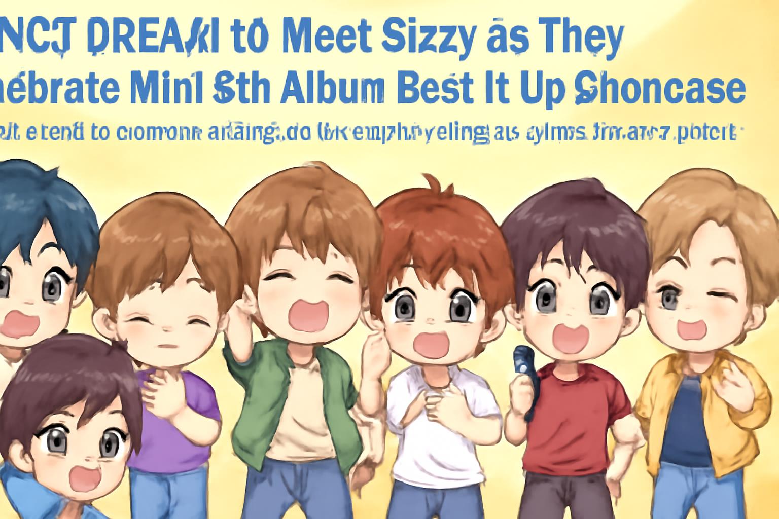 NCT DREAM to Meet Sizzy as They Celebrate Mini 6th Album Beat It Up with a Showcase